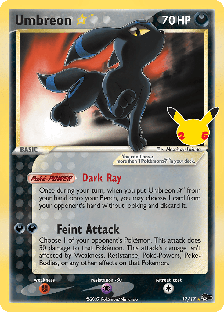 Umbreon ★, Celebrations: Classic Collection 17