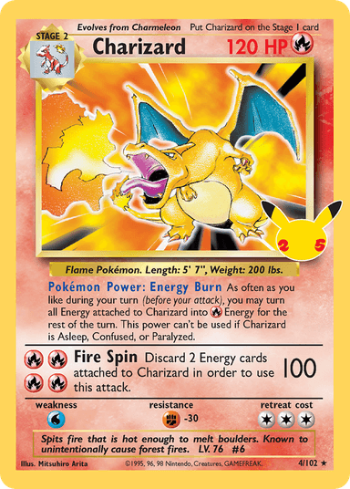 Charizard, Celebrations: Classic Collection 4