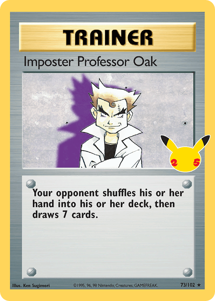Imposter Professor Oak, Celebrations: Classic Collection 73