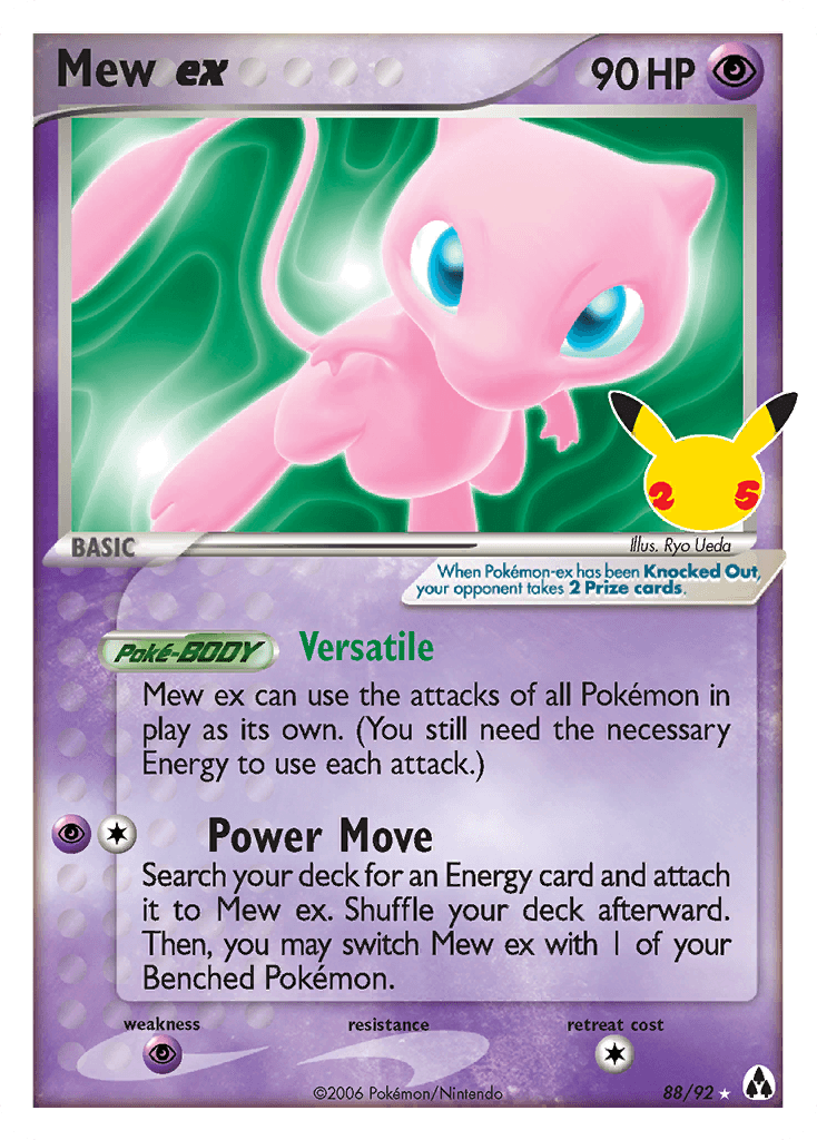 Mew ex, Celebrations: Classic Collection 88