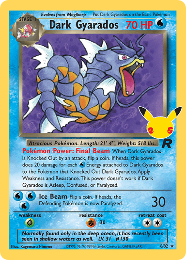 Dark Gyarados, Celebrations: Classic Collection 8