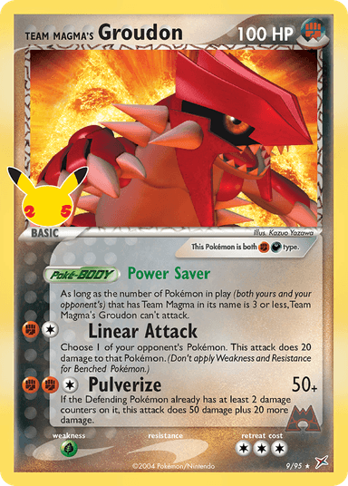 Team Magma's Groudon, Celebrations: Classic Collection 9