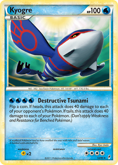Kyogre, Call of Legends 12