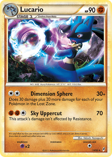 Lucario, Call of Legends 14