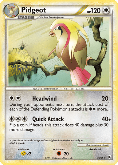 Pidgeot, Call of Legends 30