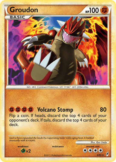 Groudon, Call of Legends 6