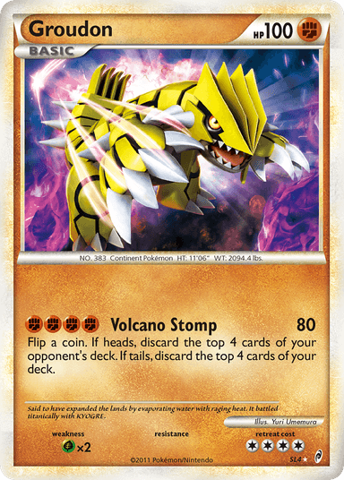 Groudon, Call of Legends SL4