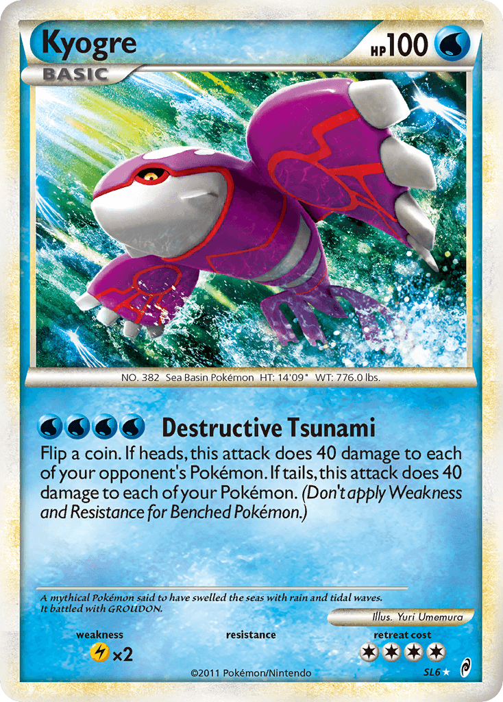 Kyogre, Call of Legends SL6