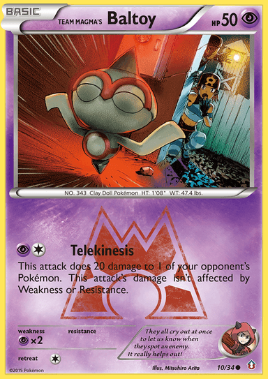 Team Magma's Baltoy, Double Crisis 10