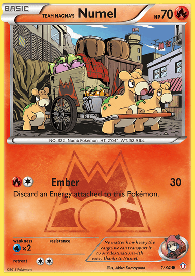 Team Magma's Numel, Double Crisis 1