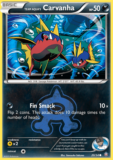Team Aqua's Carvanha, Double Crisis 20
