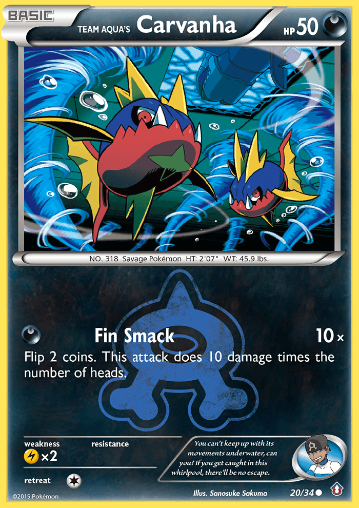 Team Aqua's Carvanha, Double Crisis 20