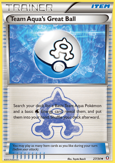 Team Aqua's Great Ball, Double Crisis 27