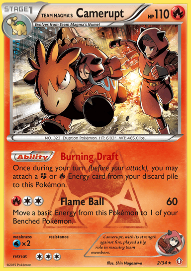 Team Magma's Camerupt, Double Crisis 2