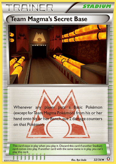 Team Magma's Secret Base, Double Crisis 32