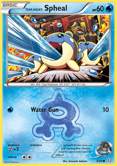 Team Aqua's Spheal, Double Crisis 3