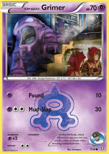 Team Aqua's Grimer, Double Crisis 7