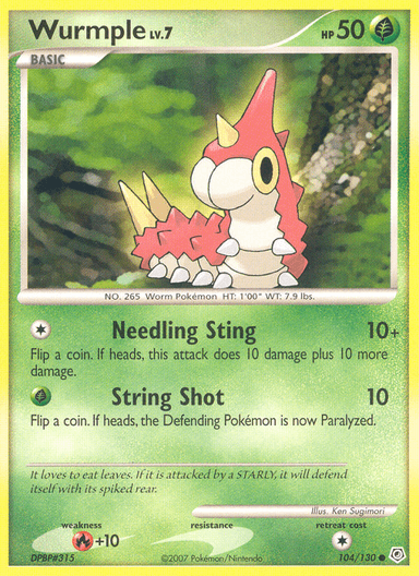 Wurmple, Diamond & Pearl 104