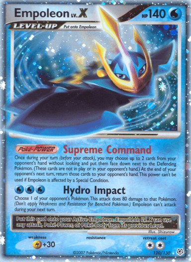 Empoleon LV.X, Diamond & Pearl 120