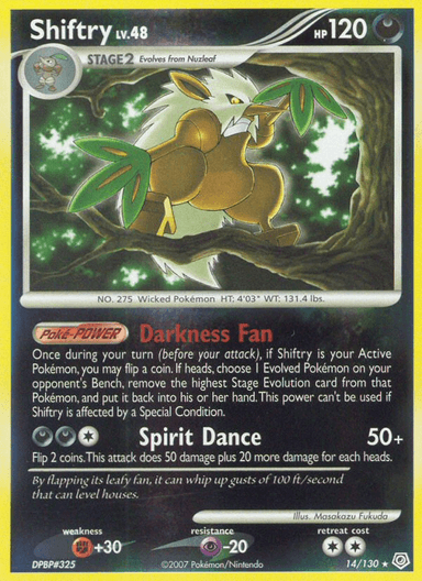 Shiftry, Diamond & Pearl 14