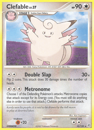 Clefable, Diamond & Pearl 22