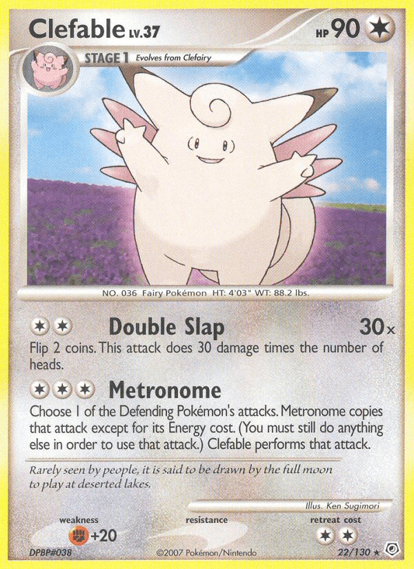 Clefable, Diamond & Pearl 22