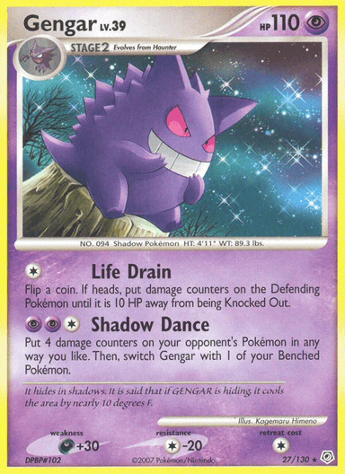 Gengar, Diamond & Pearl 27
