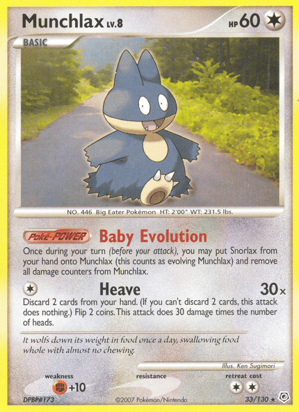 Munchlax, Diamond & Pearl 33