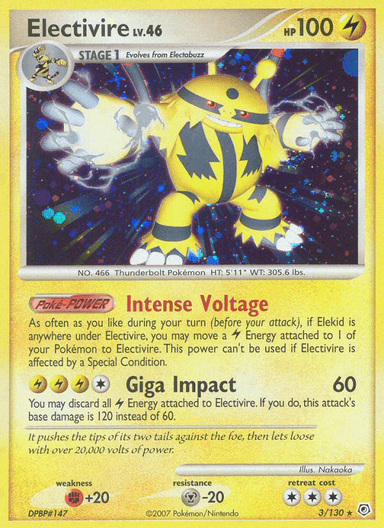 Electivire, Diamond & Pearl 3