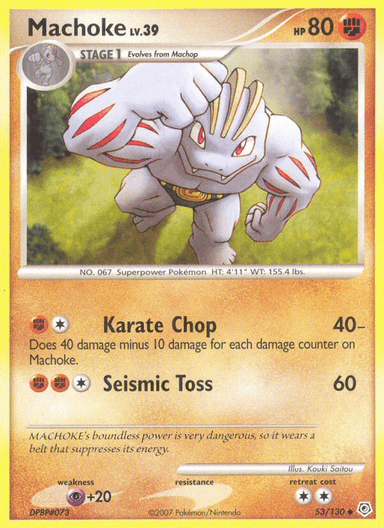 Machoke, Diamond & Pearl 53