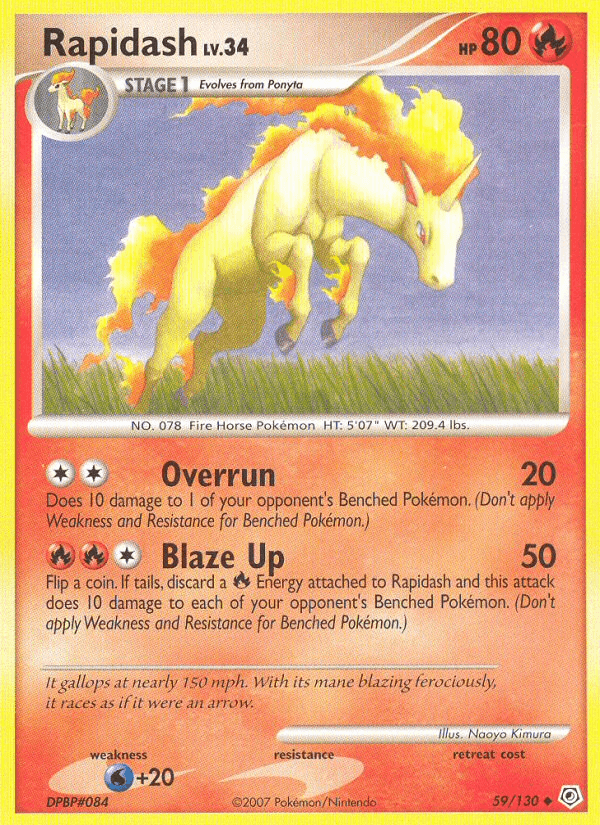 Rapidash, Diamond & Pearl 59
