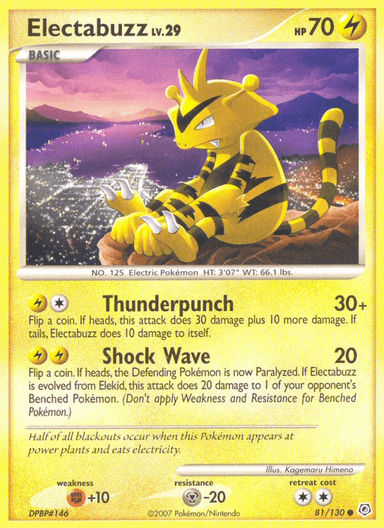 Electabuzz, Diamond & Pearl 81