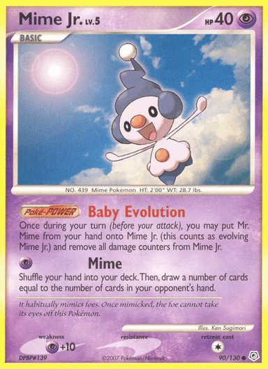 Mime Jr., Diamond & Pearl 90