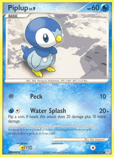 Piplup, Diamond & Pearl 93