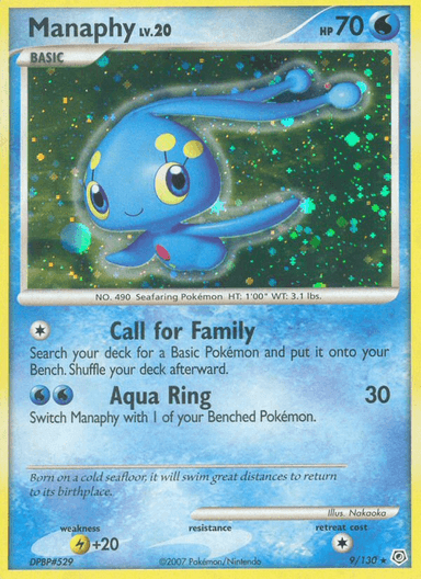 Manaphy, Diamond & Pearl 9