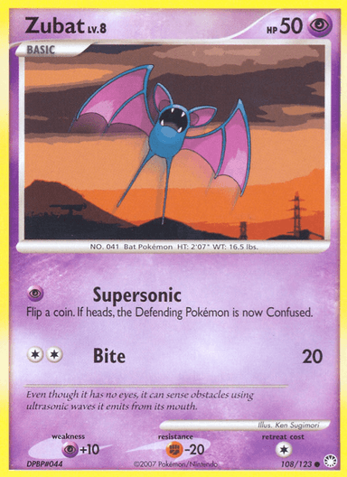 Zubat, Mysterious Treasures 108