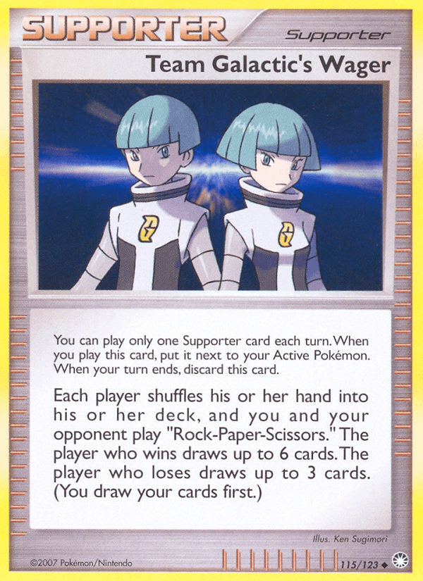 Team Galactic's Wager, Mysterious Treasures 115