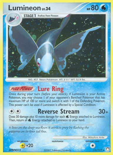 Lumineon, Mysterious Treasures 11