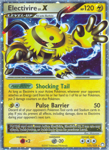 Electivire LV.X, Mysterious Treasures 121