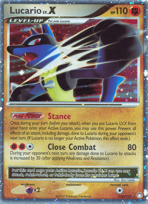 Lucario LV.X, Mysterious Treasures 122