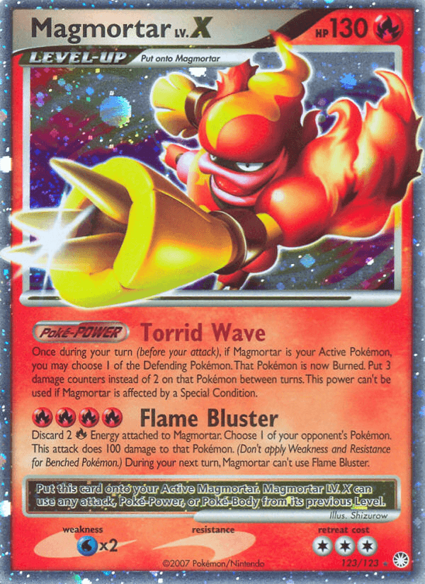 Magmortar LV.X, Mysterious Treasures 123
