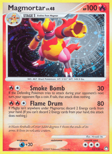 Magmortar, Mysterious Treasures 12