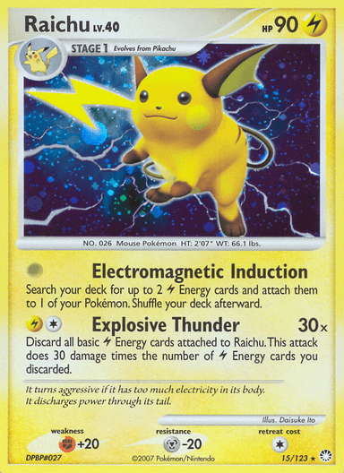 Raichu, Mysterious Treasures 15