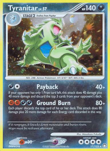 Tyranitar, Mysterious Treasures 17