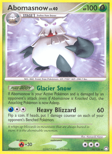 Abomasnow, Mysterious Treasures 19