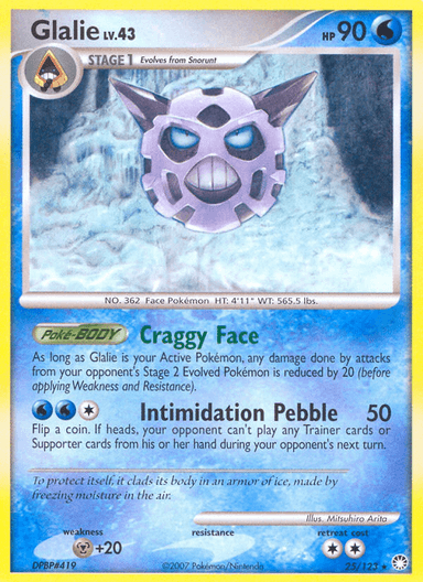 Glalie, Mysterious Treasures 25