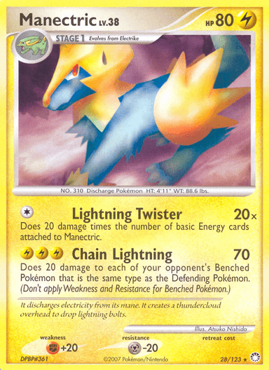Manectric, Mysterious Treasures 28
