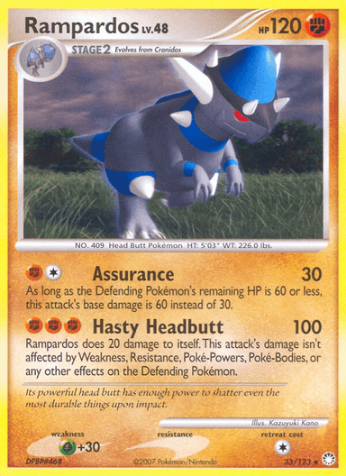 Rampardos, Mysterious Treasures 33
