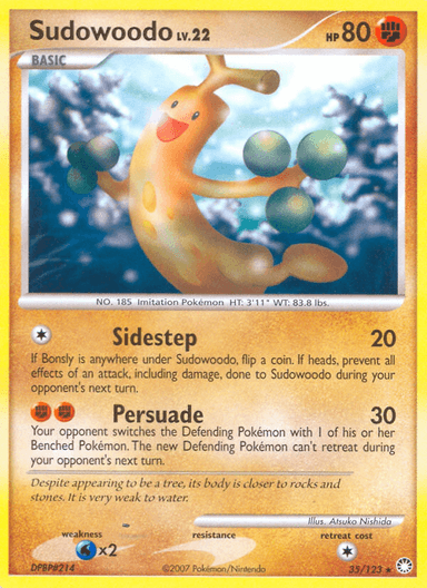 Sudowoodo, Mysterious Treasures 35