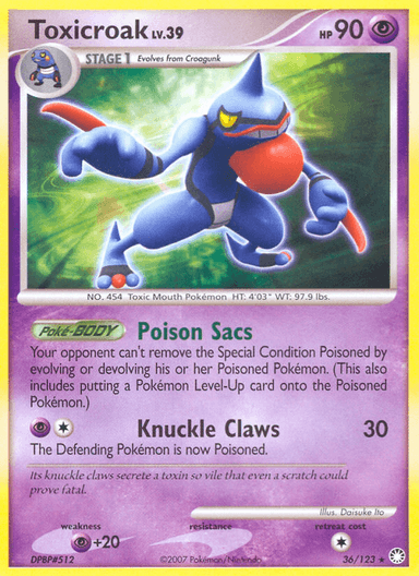 Toxicroak, Mysterious Treasures 36